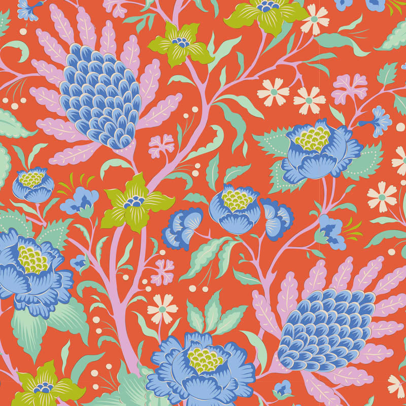 TILDA - Bloomsville Flowertangle (Persimmon)