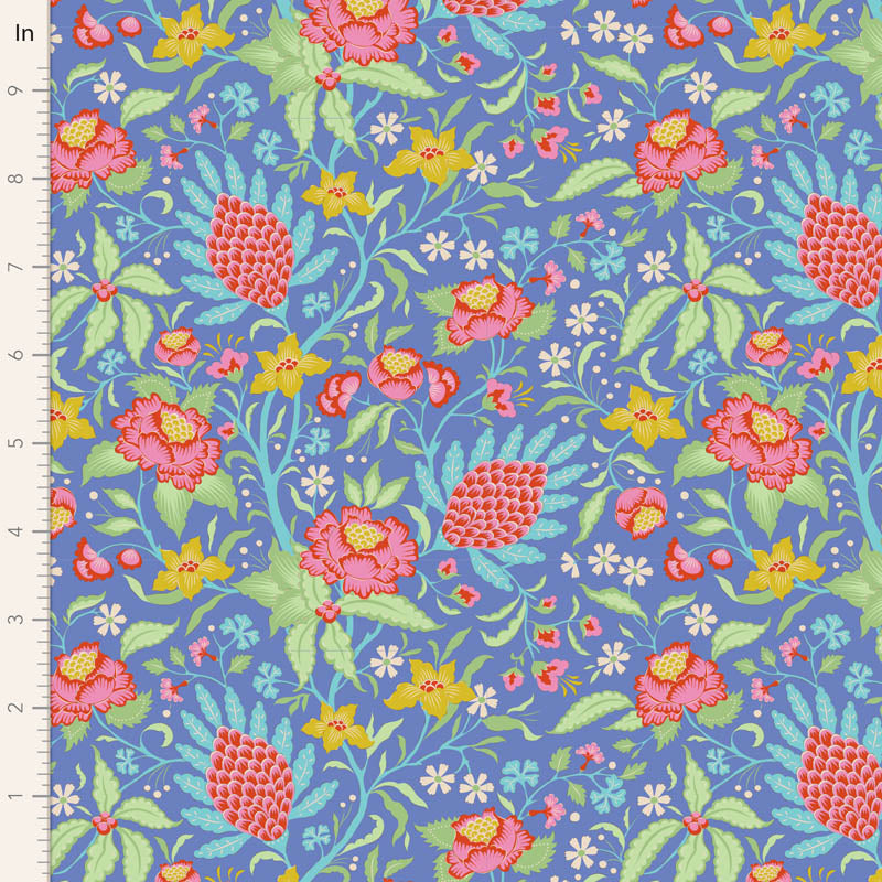 TILDA - Bloomsville Flowertangle (Blue)