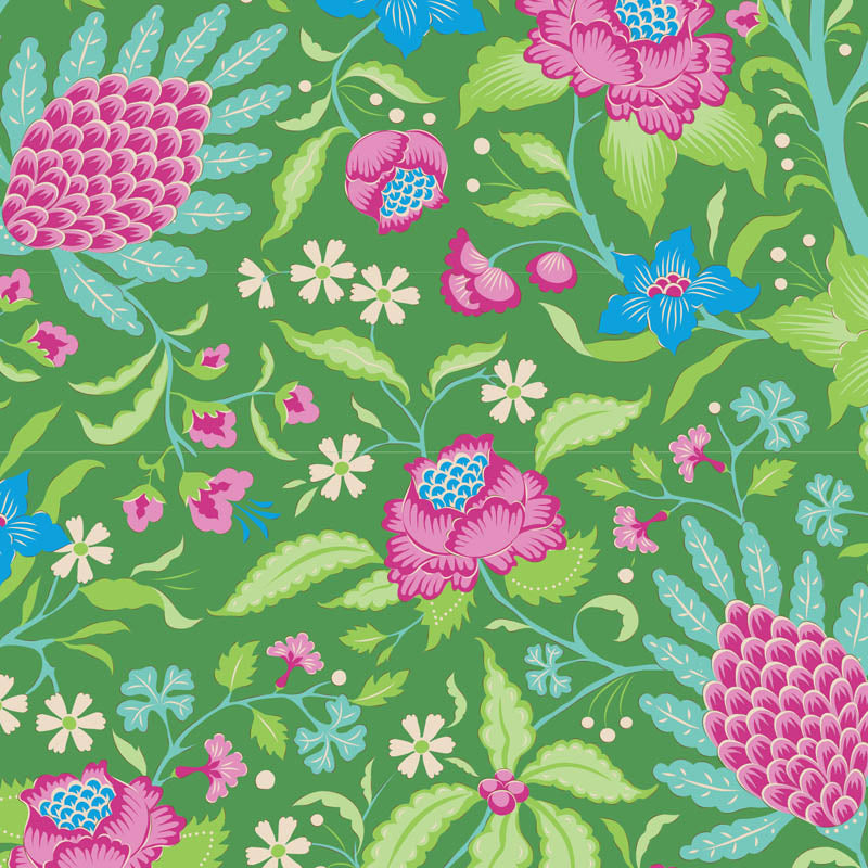 TILDA - Bloomsville Flowertangle (Green)