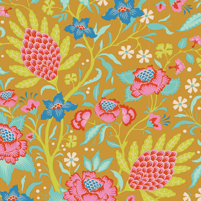 TILDA - Bloomsville Flowertangle (Mustard)