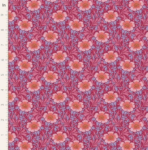 Fabric~ TILDA Hibernation Winterrose (Hibiscus)