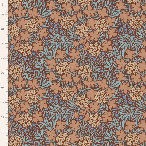 Fabric~ TILDA Hibernation Autumnbloom (Hazel)