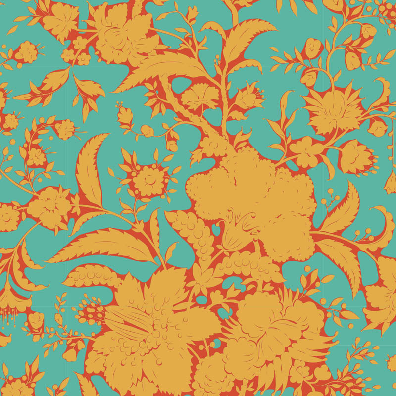 TILDA - Bloomsville Abloom (Turquoise)