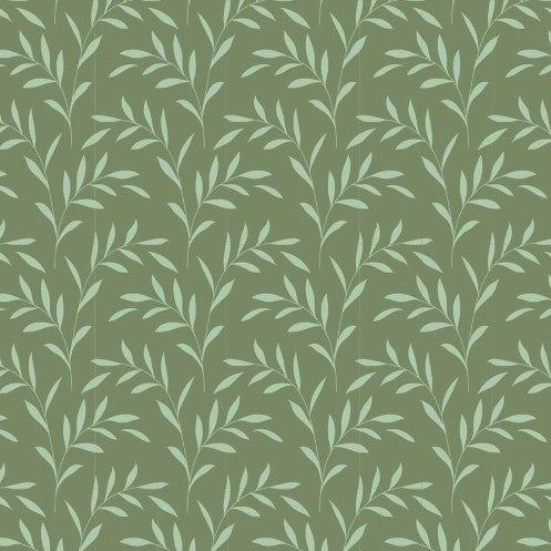 Fabric~ TILDA Hibernation Olivebranch (Laurel)