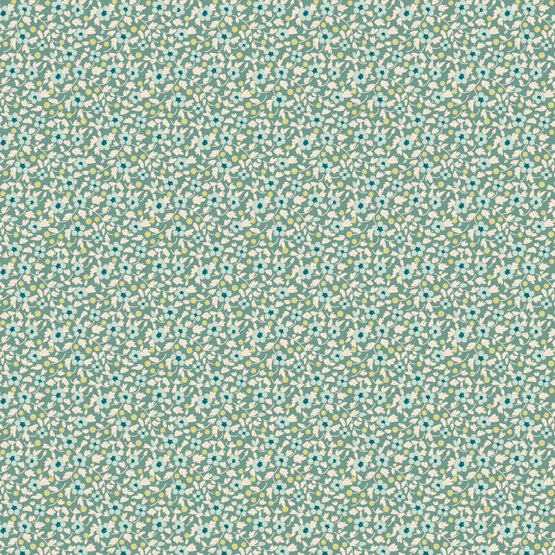 Fabric ~ TILDA Brie Basics - Teal
