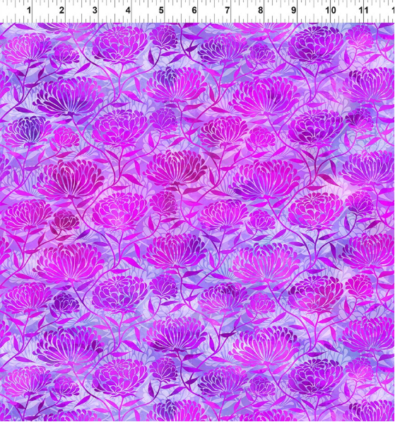 Jason Yenter - Felicity 3FEL-2 Magenta Chrysanthemums