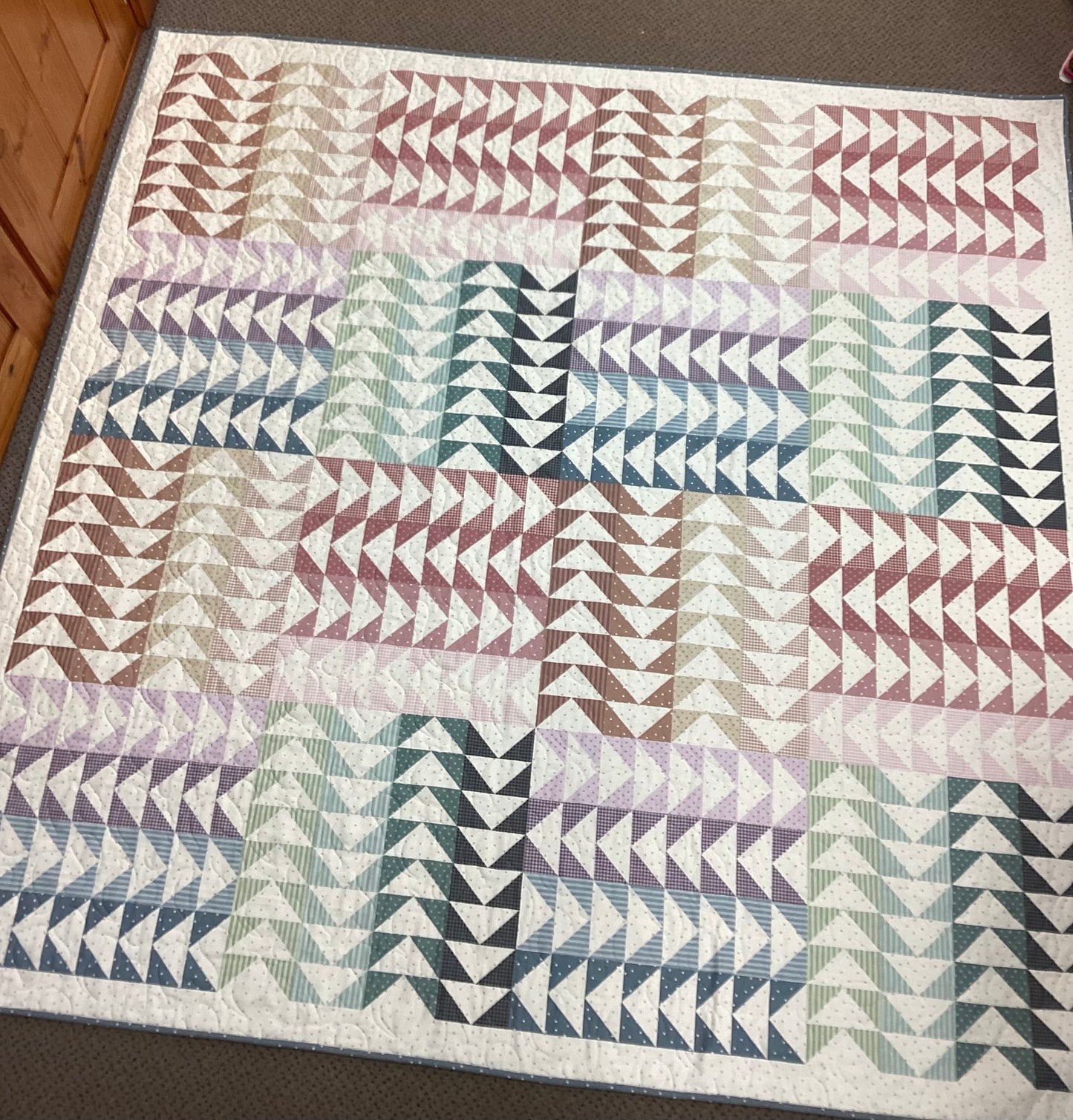 Kit ~ Nest -Flying Geese Quilt