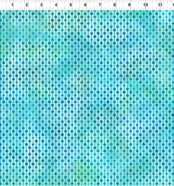 Jason Yenter - Felicity 8FEL-1 Teal Dot Stripe