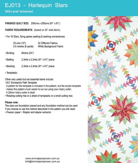 Pattern - Harlequin Stars