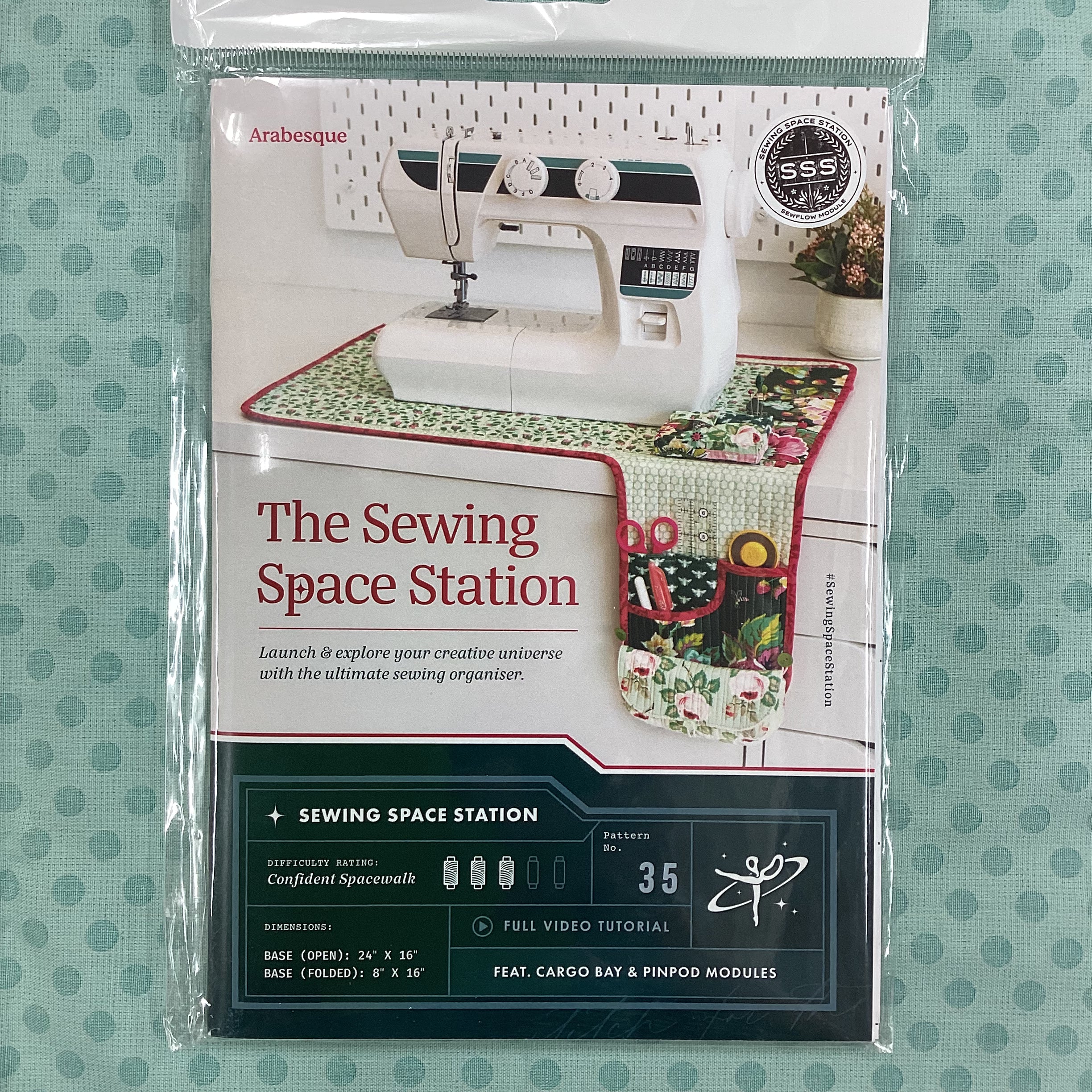 Sewing Space Station Pattern by Arabesque Scissors