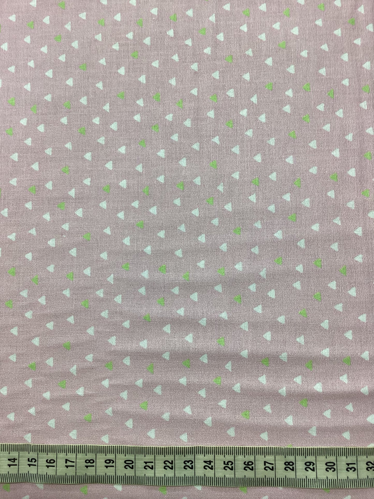 Devonstone Collection - Playful Spring - DV6346 - Pink with green and white triangles
