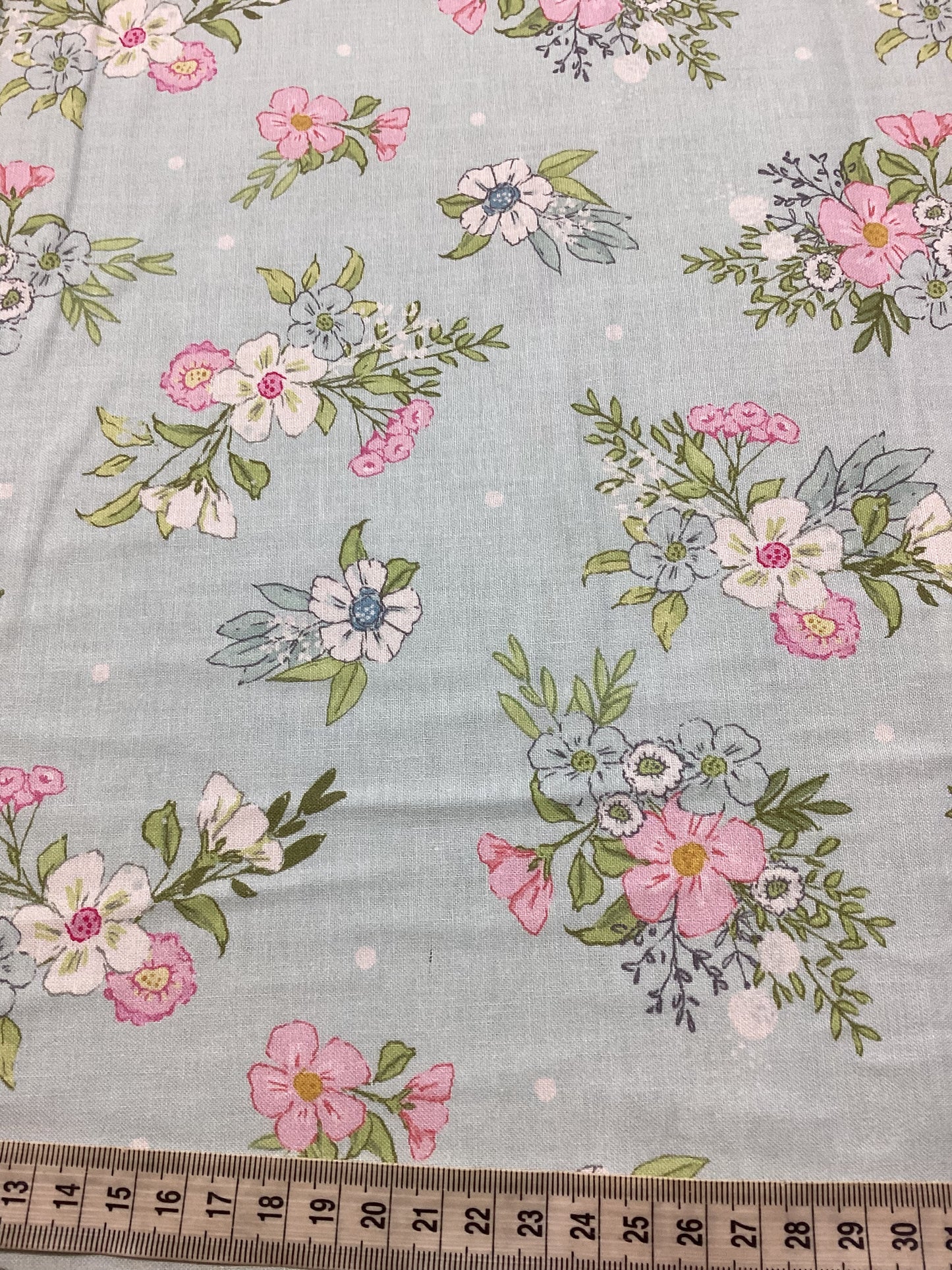 Devonstone Collection - Playful Spring - DV6339- Blue with flowers