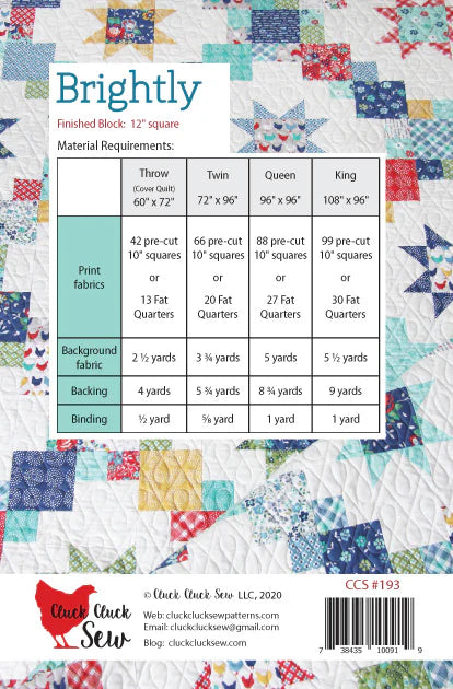 Pattern - Brightly by Cluck Cluck Sew