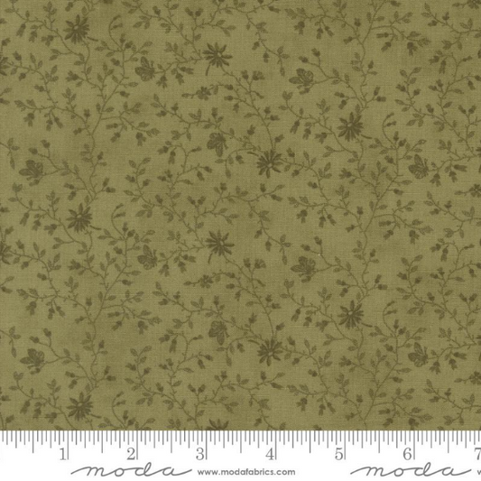 Fabric~ Meadow Greens M44361-40