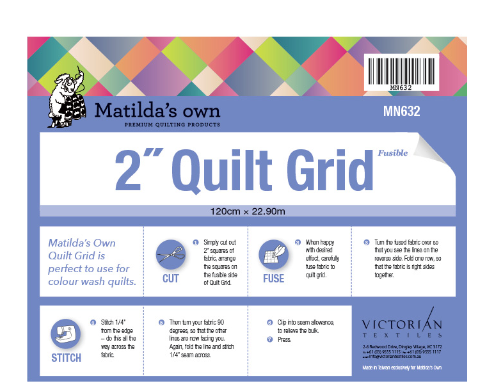 Matilda's Own 2"Grid Fusible