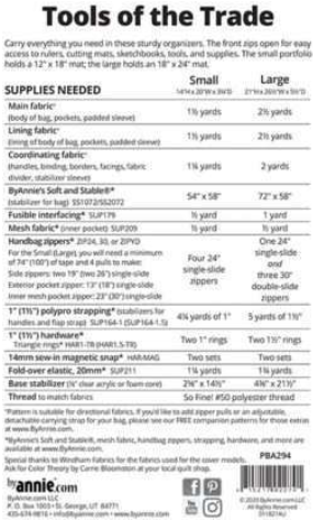 by annie - Pattern - Tools of the Trade