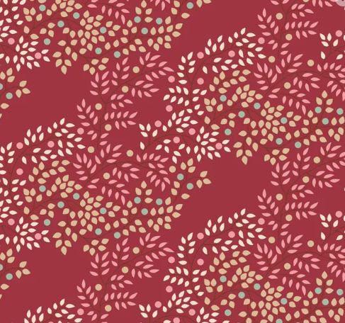 Tilda - Creating Memories - Berrytangle - Burgandy