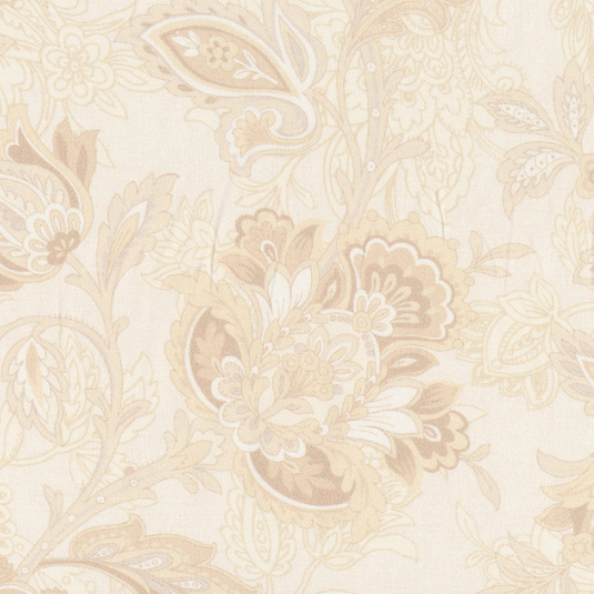 Wide Back - The Drawing Room Footstool Cream