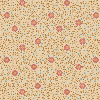 Fabric ~ TILDA Sanctuary -Daisydream Tan - 100568