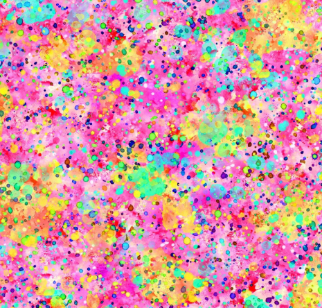 Fabric - Oasis - pink splatter #59-7694