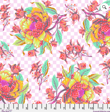 Tula Pink Untamed - Peony for your Thoughts - Lunar