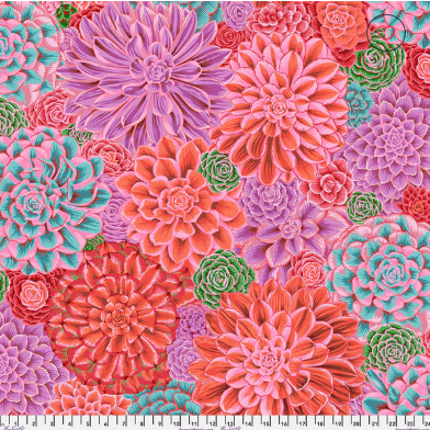 Kaffe Fassett Gradi House Leeks - PINK