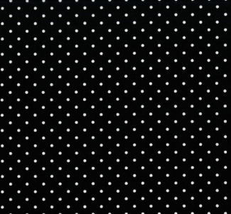 Black and White Basics - Black with white pin dots