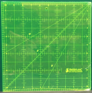Matilda's Own 10.5"x 10.5"  Square Ruler