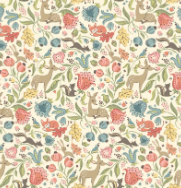 Fabric~ Wildwood Dwelling - Deer Meadow Cream