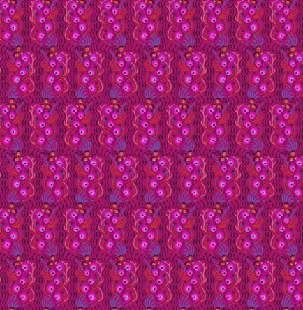 Anna Maria ~ Allegory - Tambourine Magenta