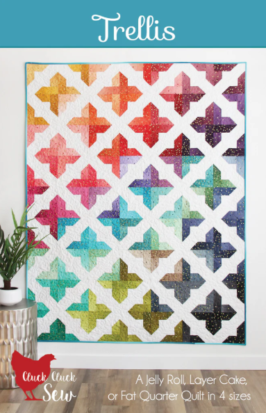 Quilt Kit - Trellis by Cluck Cluck Sew - Throw Size