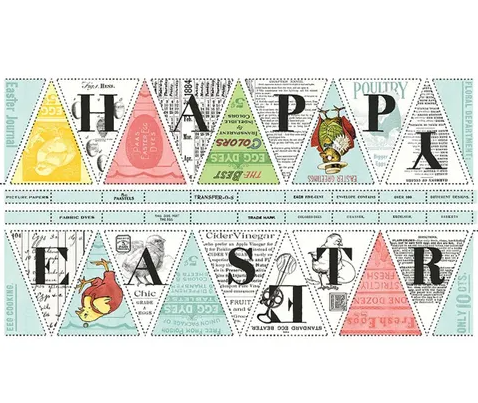 Panel ~ Egg Hunt - Happy Easter Bunting
