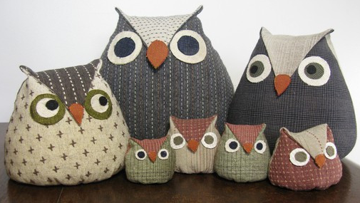 Pattern - Lucky Owls Doorstop