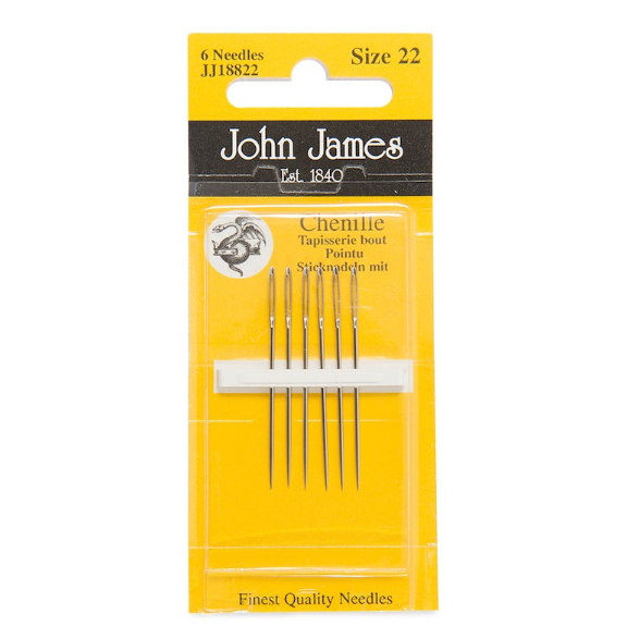 John James - Chenille Needles (Size 22)