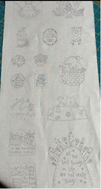 Stitchery Panel - Handy Stitches