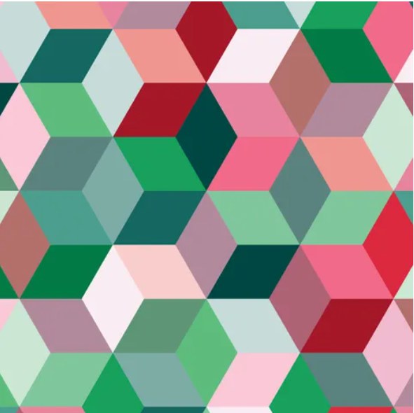 Fabric - Wideload 108" GEO Xmas