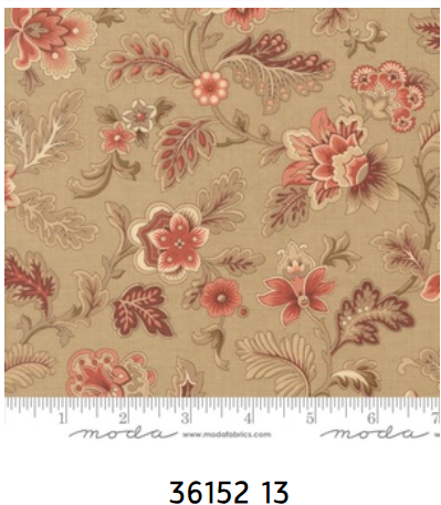 Fabric~ French General - Le Jardin Rouge M3615213