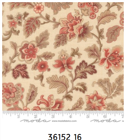 Fabric~ French General - Le Jardin Rouge M3615216