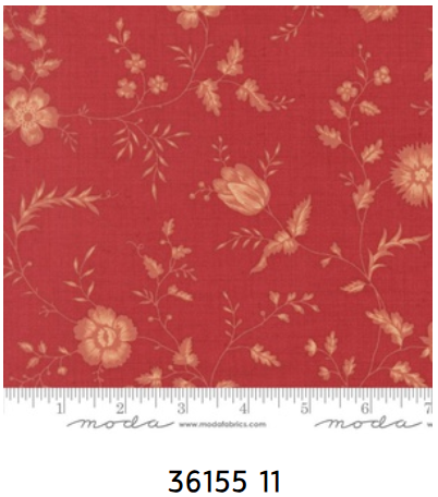 Fabric~ French General - Le Jardin Rouge M3615511