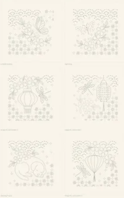 Stitchery Panel - Blossom & Bloom DV7897