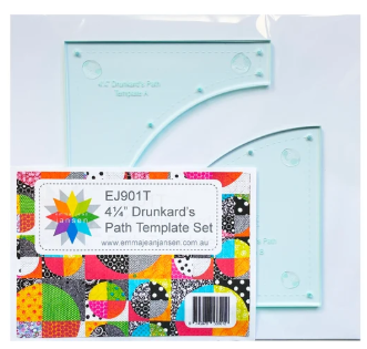 Template Set - Emma Jean Jansen 4.25" Drunkard's Path