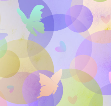 Wide Back Fabric ~ Bubble Bliss Lilac