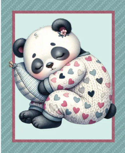 Panel - Devonstone Collection - Bed Buds - Panda DV6612