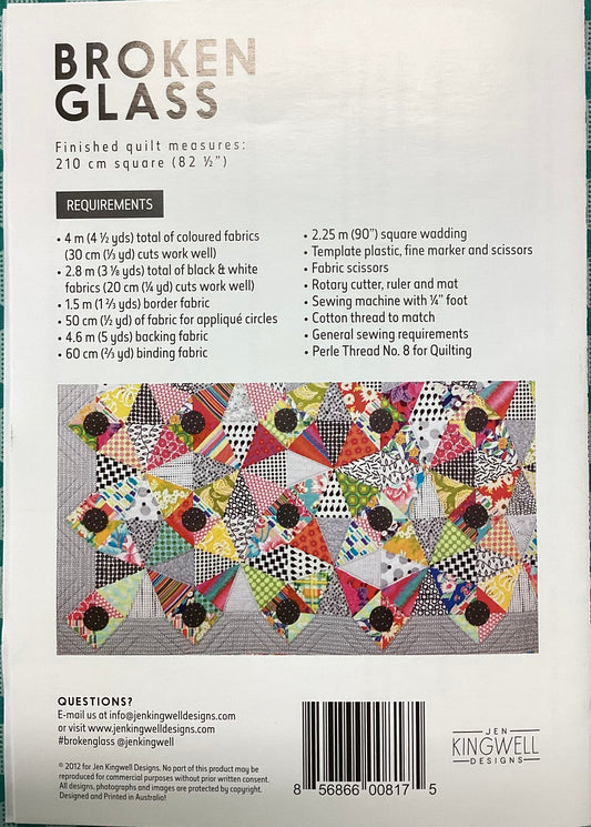 Pattern - Broken Glass (by Jen Kingwell)