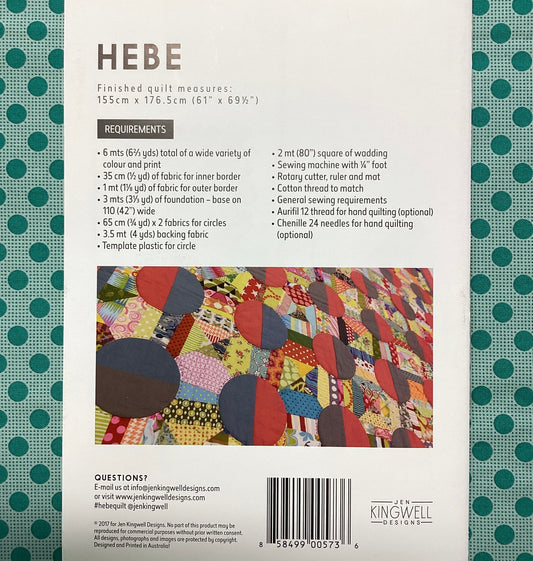 Pattern - Hebe (by Jen Kingwell)