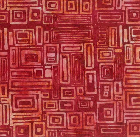 Fabric - Batik 'Fire' BA.1509