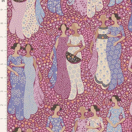 TILDA - Hometown Friendly Gathering (Plum)