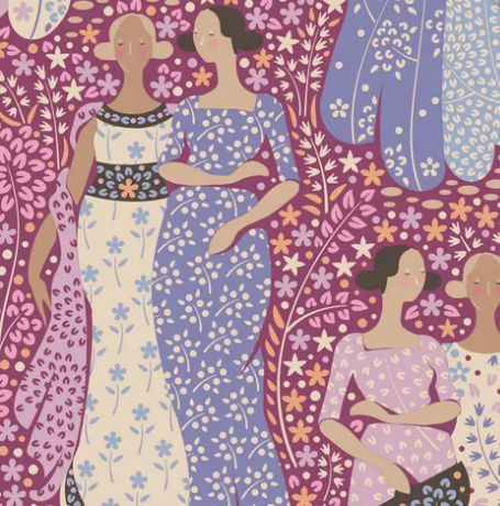 TILDA - Hometown Friendly Gathering (Plum)