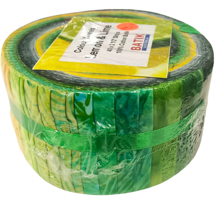 BATIK - Lemon & Lime (Jelly Roll)