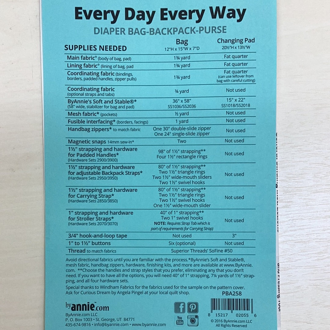 Pattern- Every Day Every Way